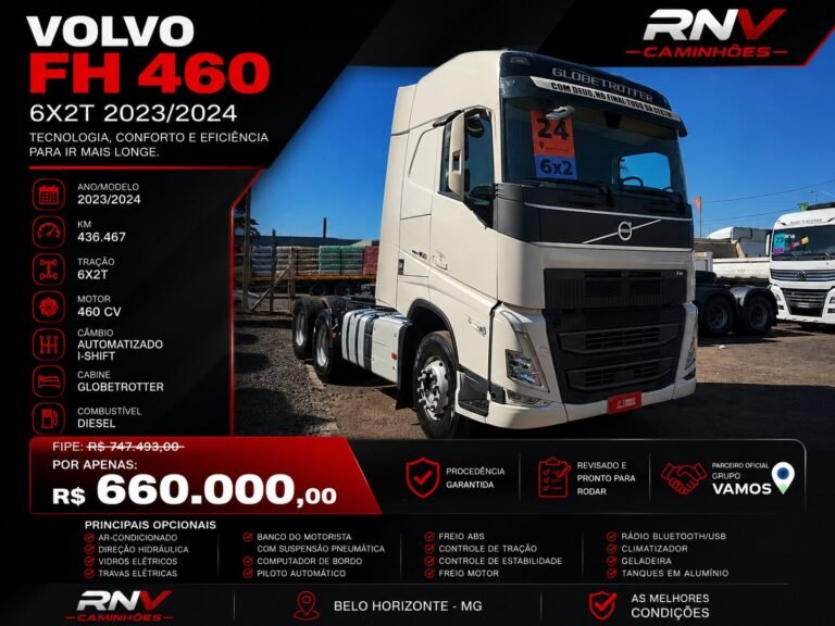VOLVO FH 460 6X2T GLOBETROTTER 2023/2024