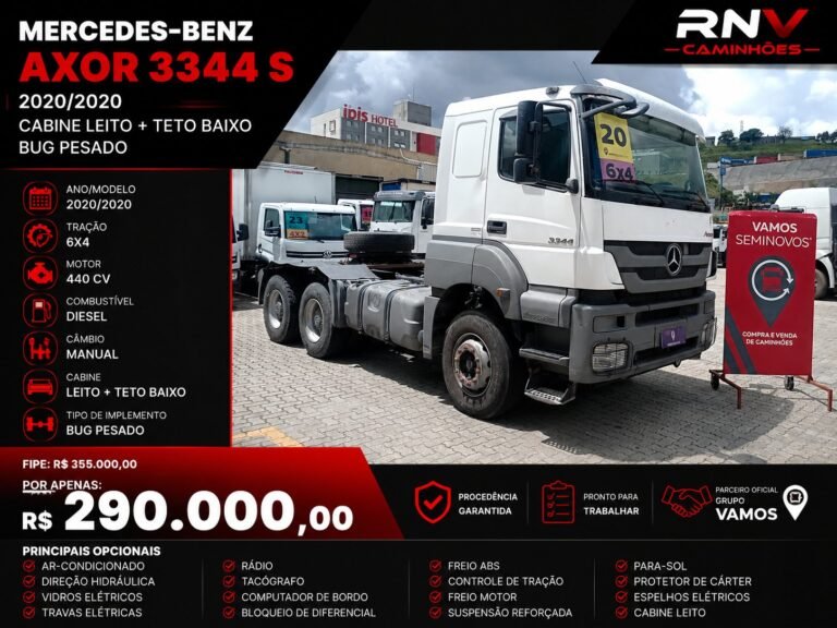 MERCEDES-BENZ AXOR 3344 S 2020/2020