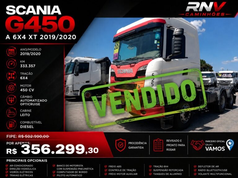 Scania G450 A6X4 XT 2019/2020